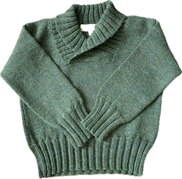 Sweater Charlie_green melange.png