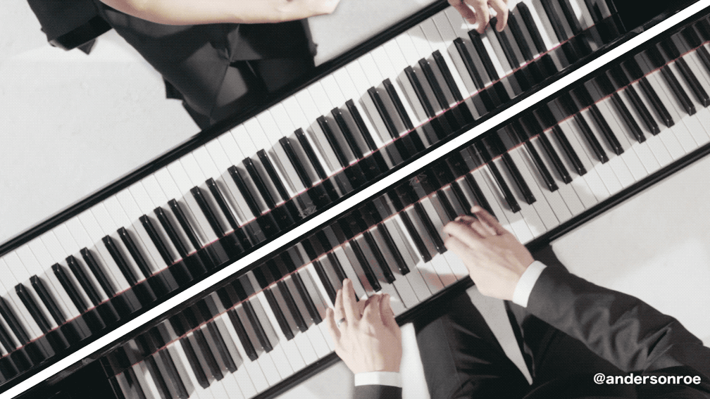 Fun and Funny GIFs — Anderson & Roe Piano Duo