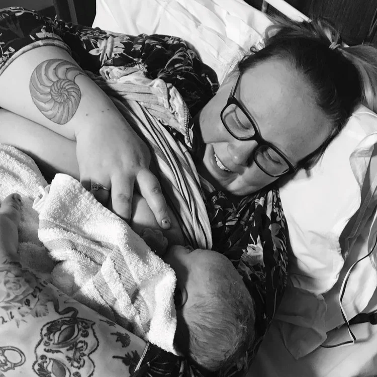 Birth Story - Rachel and baby Rufus