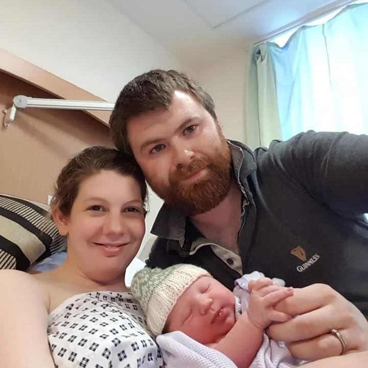 Birth story - Kate and baby Holly