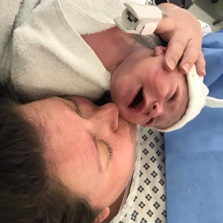 Birth story - Amy and baby Arco