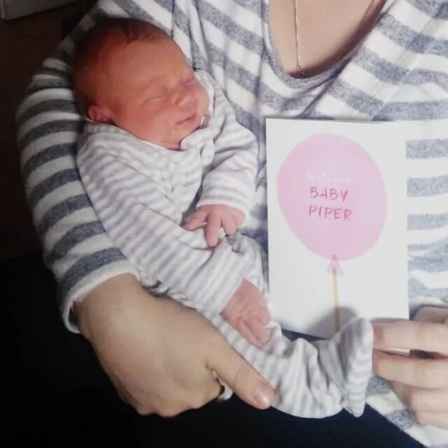 Birth story - Martina and baby Piper