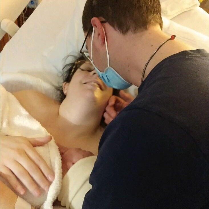 Birth story - Crystal and baby Kieran