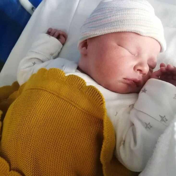 Birth story - Sarah and baby April