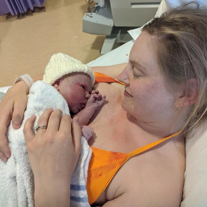 Birth story - Jess and baby Edie