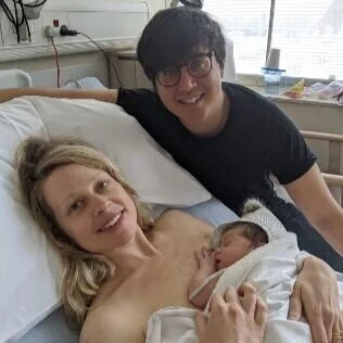 Birth story - Victoria and baby Teddy