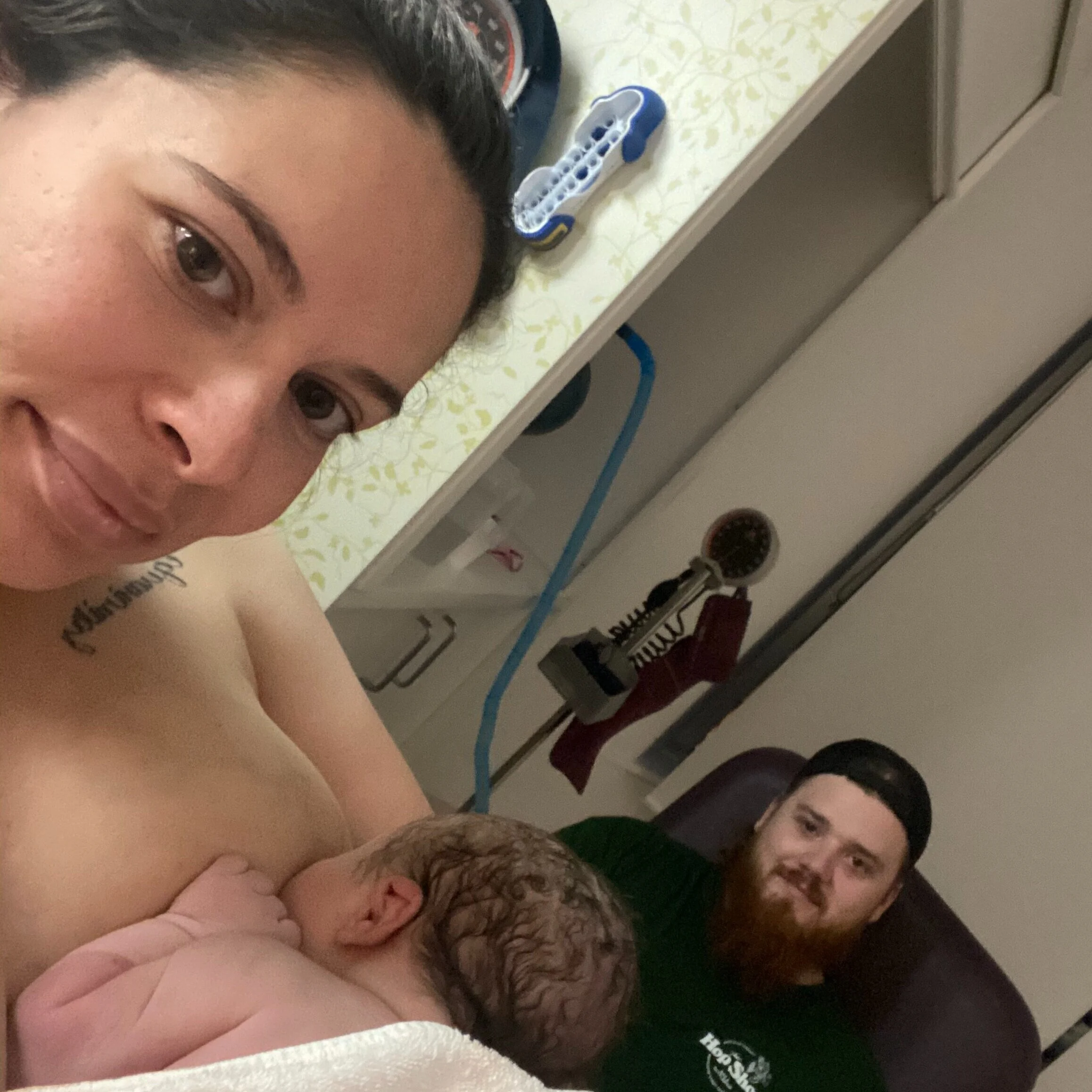 Birth story - Chloe and baby Mack