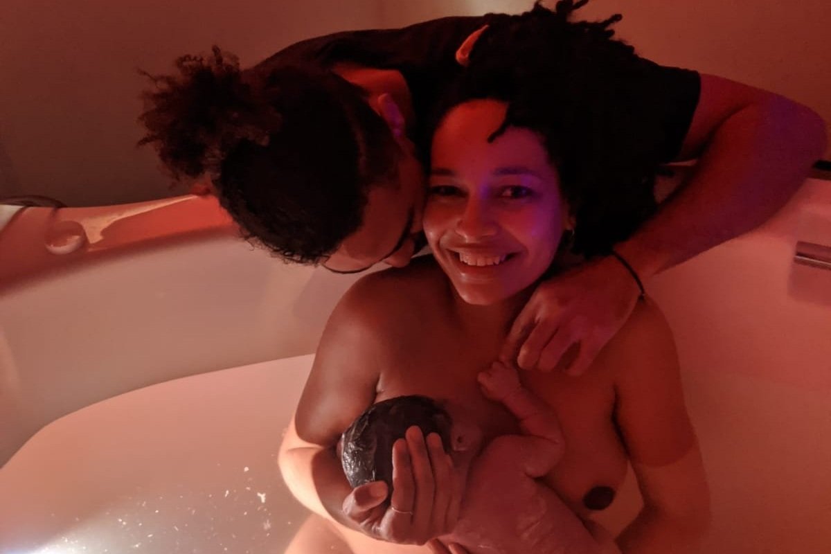 Birth story - Bongi and baby Arusha