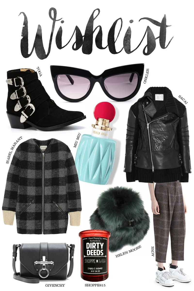 Shop items at: Farfetch // The Lair // Net-a-Porter // Helen Moore // Shoppe 815 // Debenhams // Acne Studios