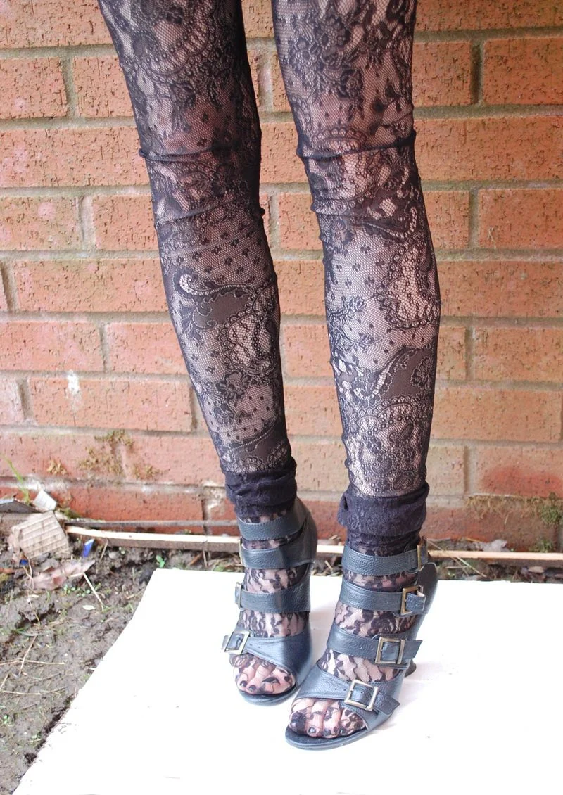 Topshop leggings, vintage Ravel shoes