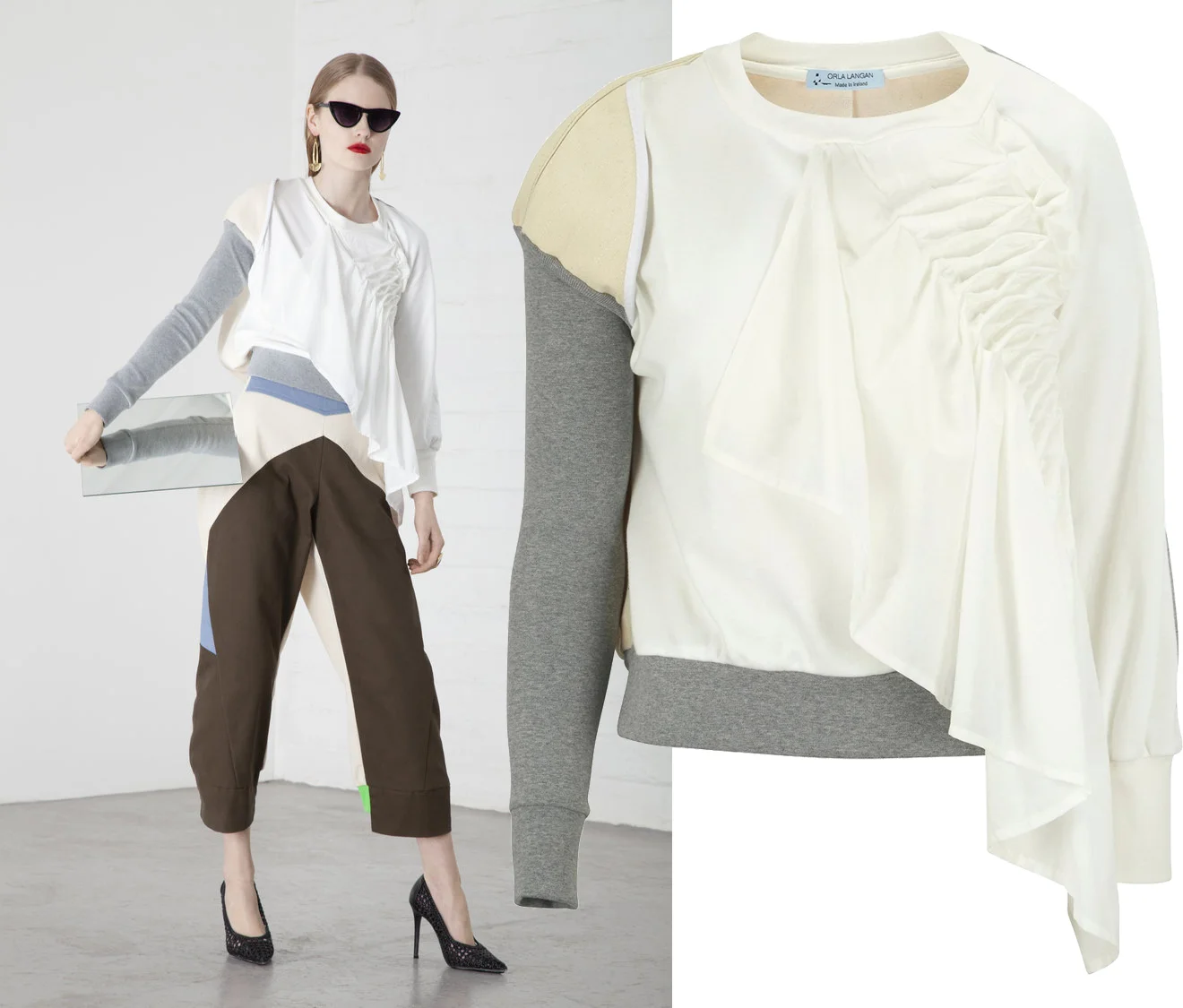Ruched+cotton+top+and+denim+engineered+trousers+copy.jpg