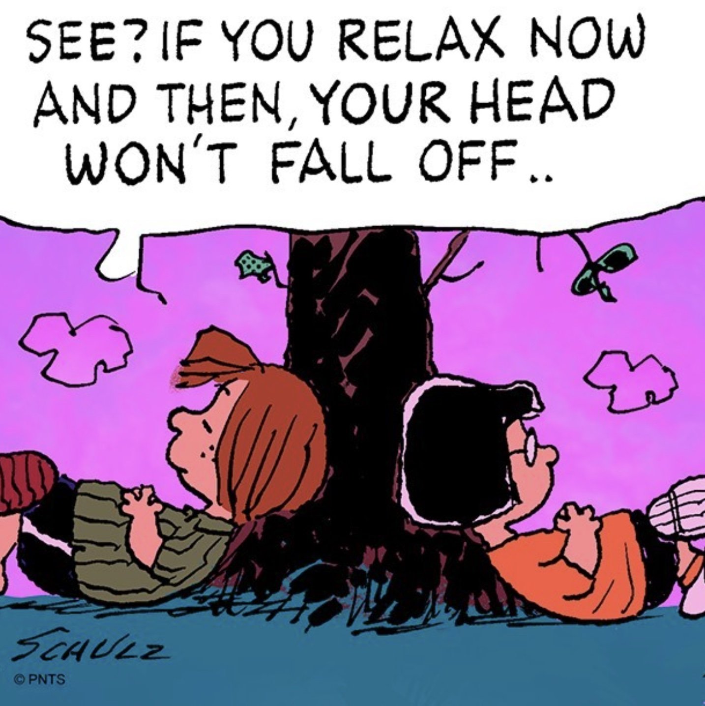 Your head won't fall off...