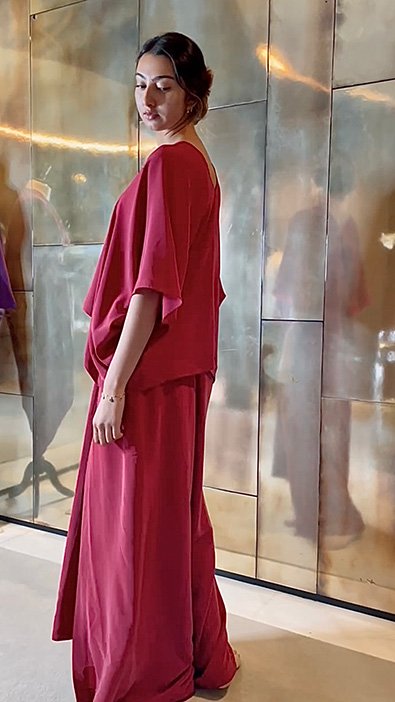 EPOK-ECOMMERCE-SARONG-SET-KAFTAN-TSHIRT-SILK-FIRE-RED-BACK (Copy)