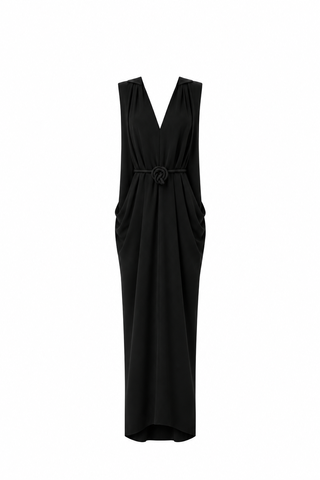 EPOK_EMPRESS_WINTER DRESS_WOOL CREPE_BLACK_FRONT VIEW PRDOUCT.png (Copy)