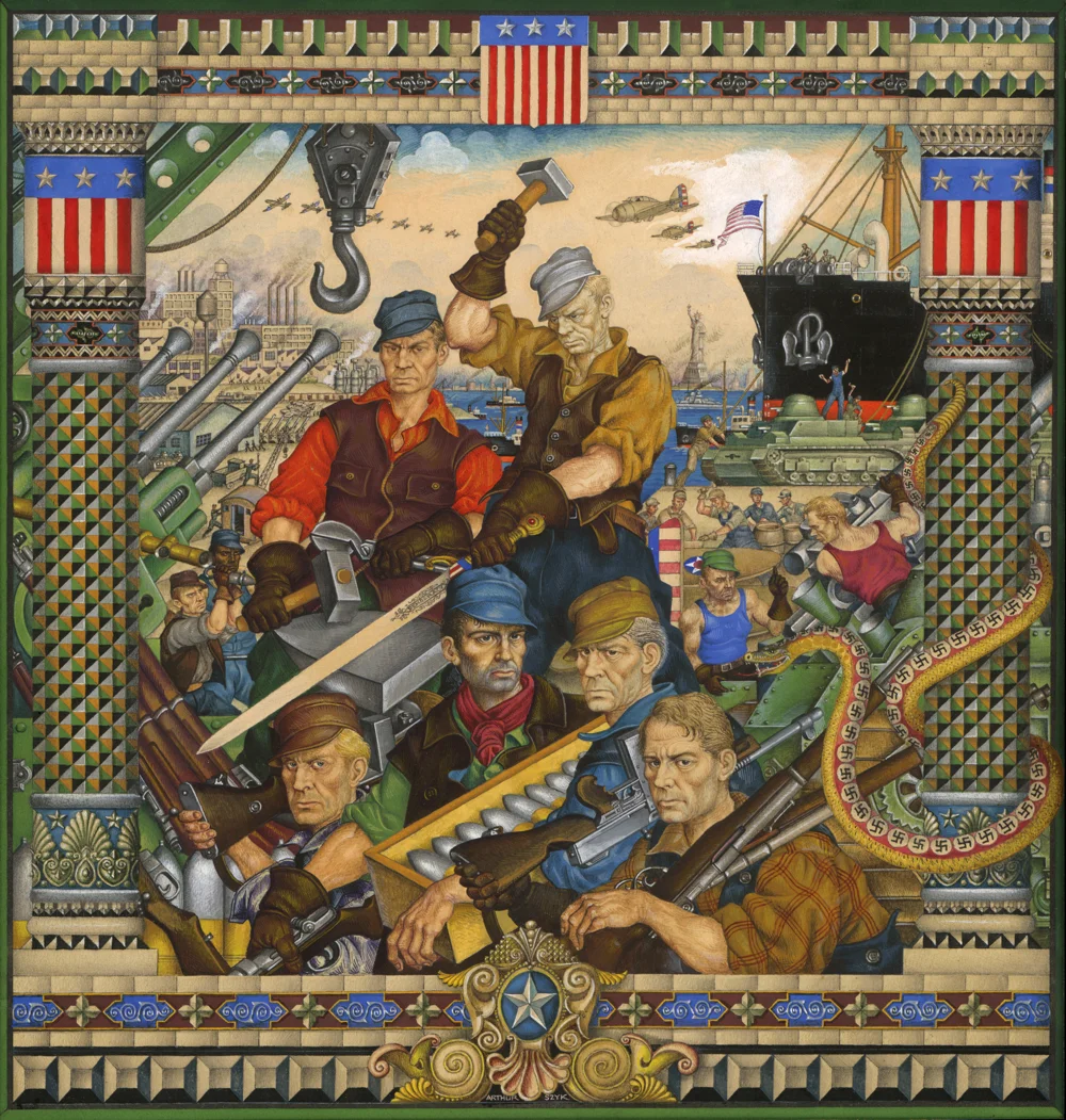Arthur Szyk. Arsenal of Democracy. New York, 1942. Property of a Private Collector