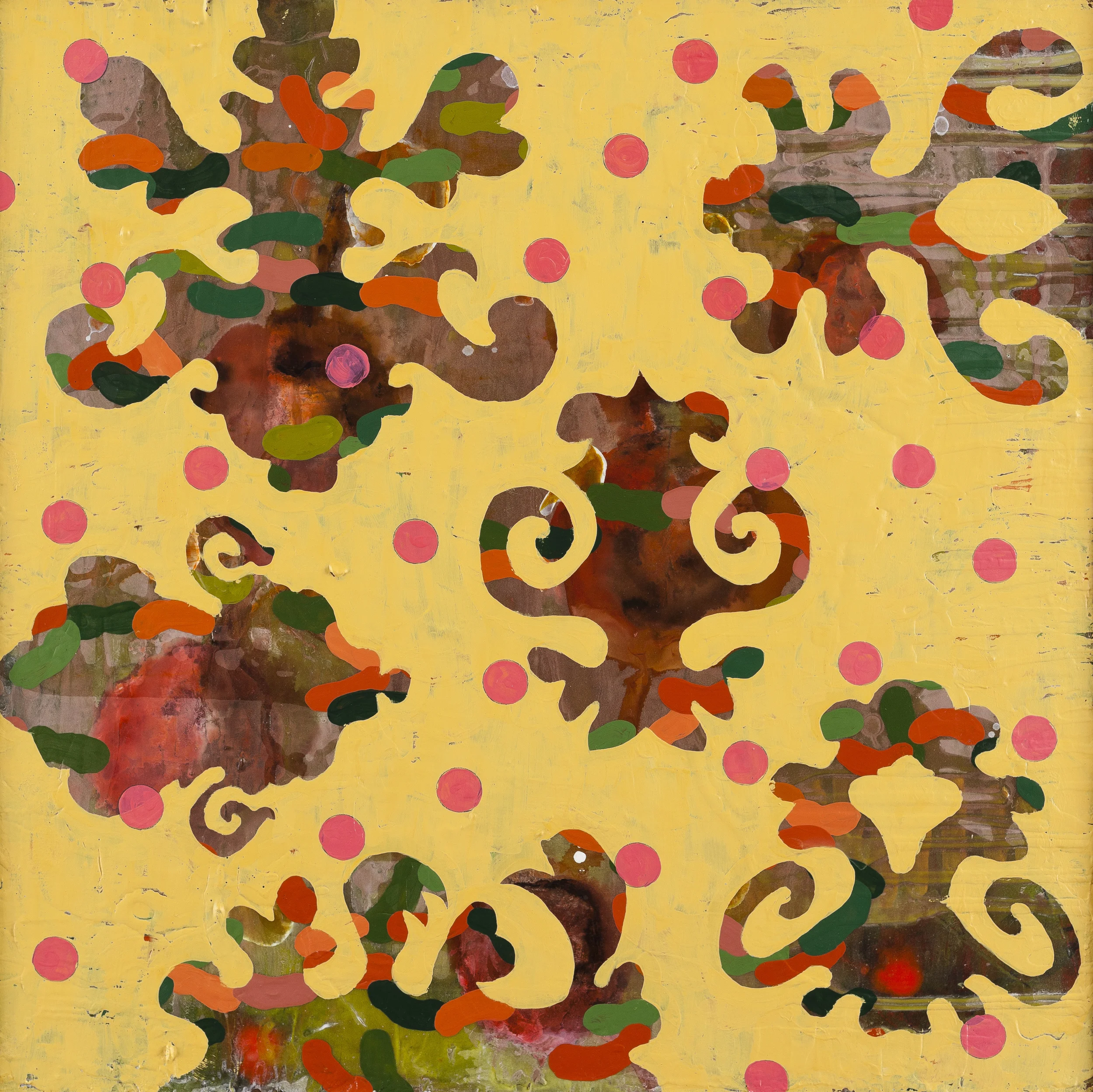Alhambra Bambi in Yellow 24" x 24"