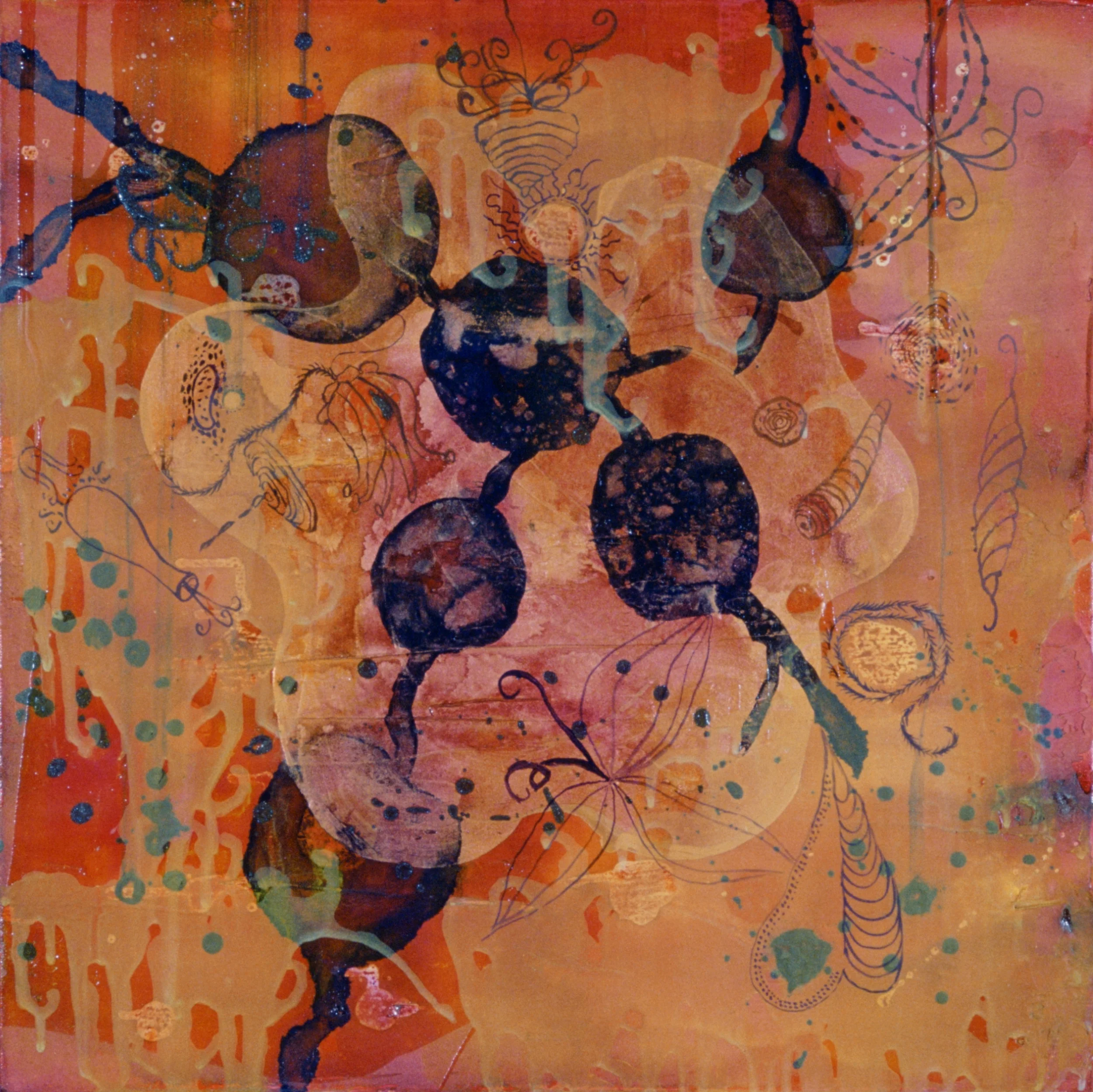 Gone to Seed 24" x 24"