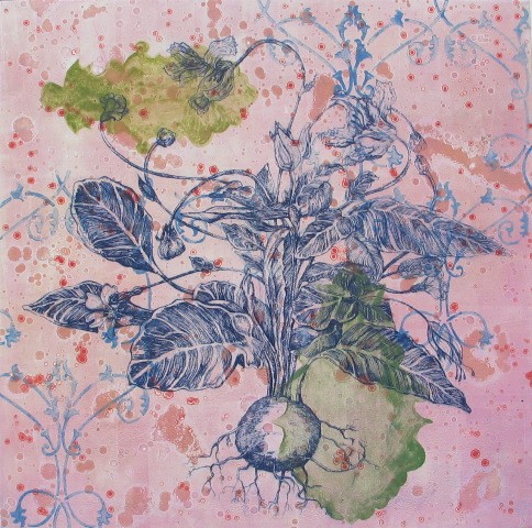 Blue Ties, Blue Lies 40" x 36"