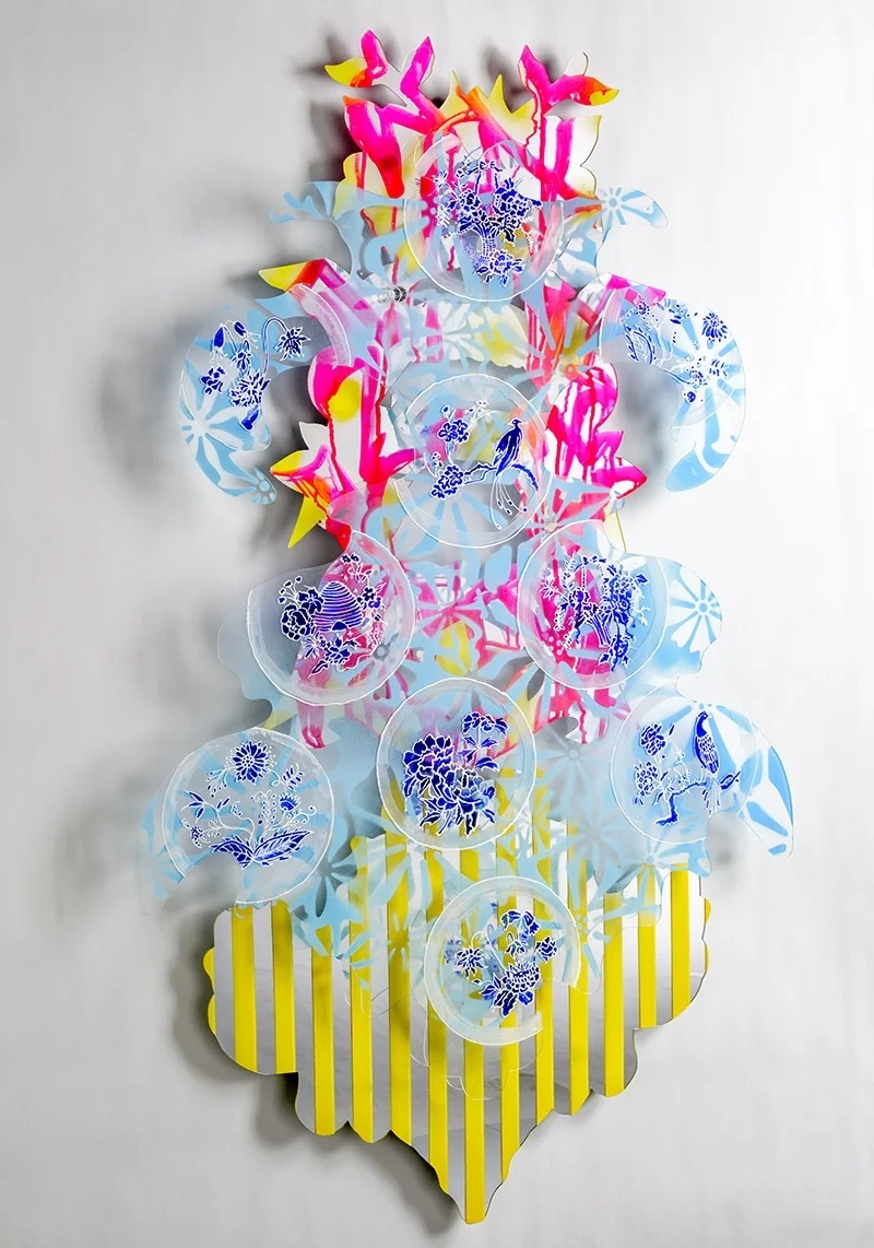 Blue Plate Special 59" x 36" x 2"