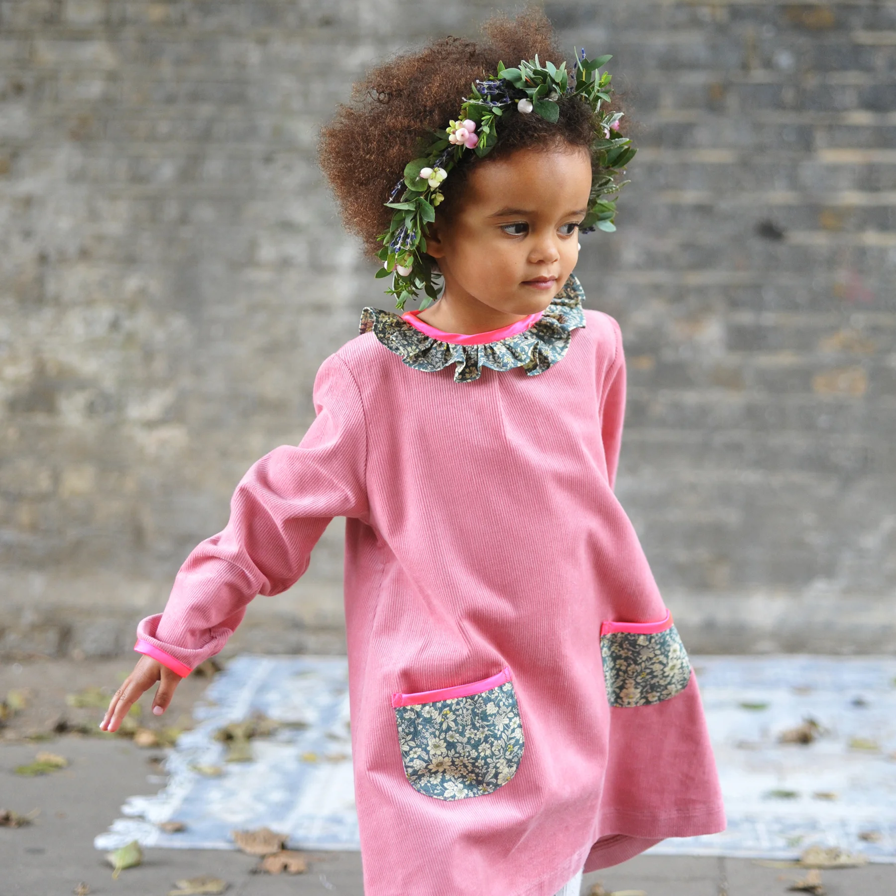 Ruffle Dress - Pink