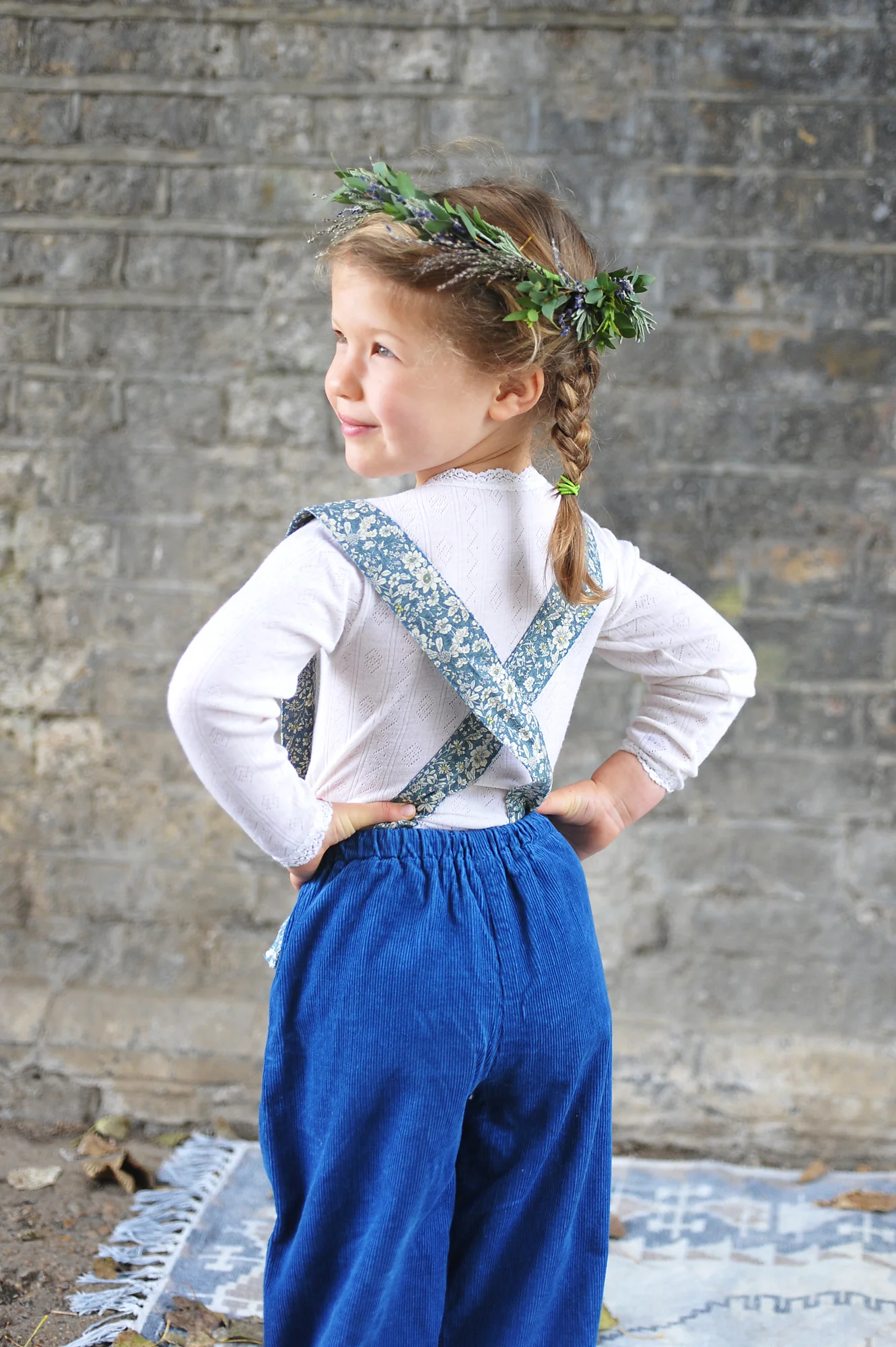 Dungarees - blue
