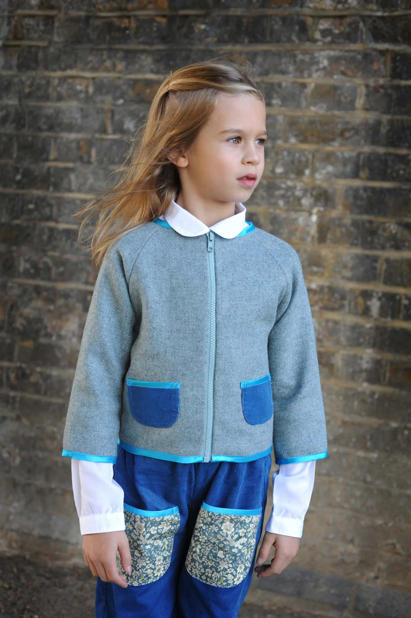 Woollen Jacket - Blue