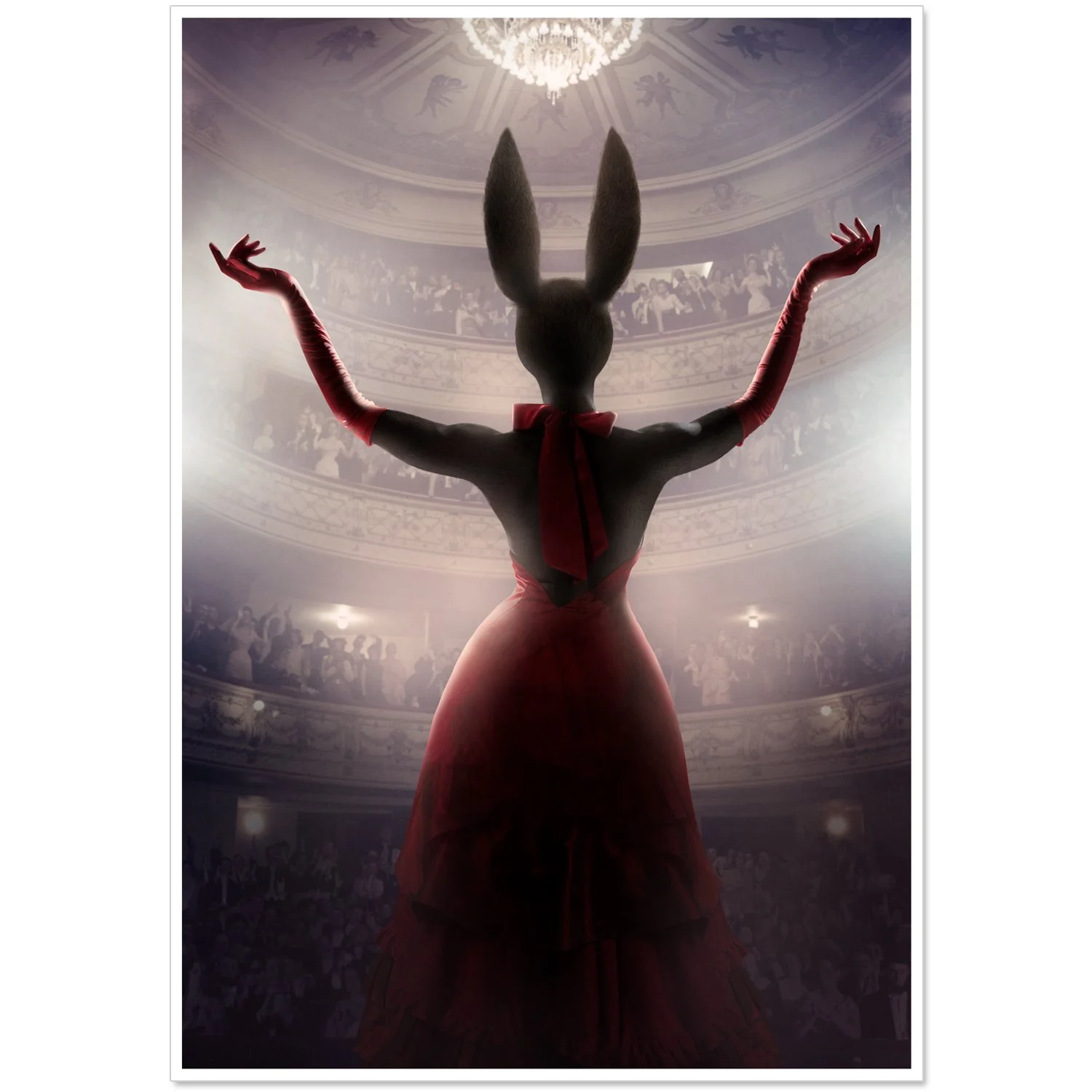 Encore, printti, numeroitu ja signeerattu