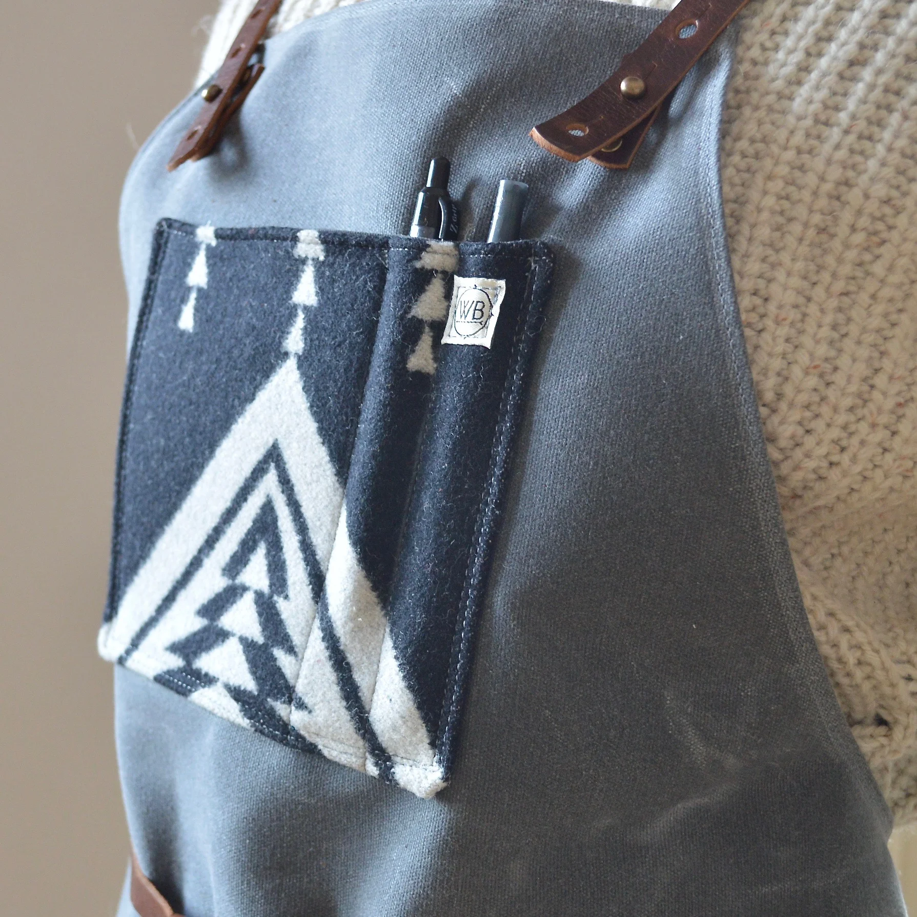 Western Bound Goods Pendleton Apron