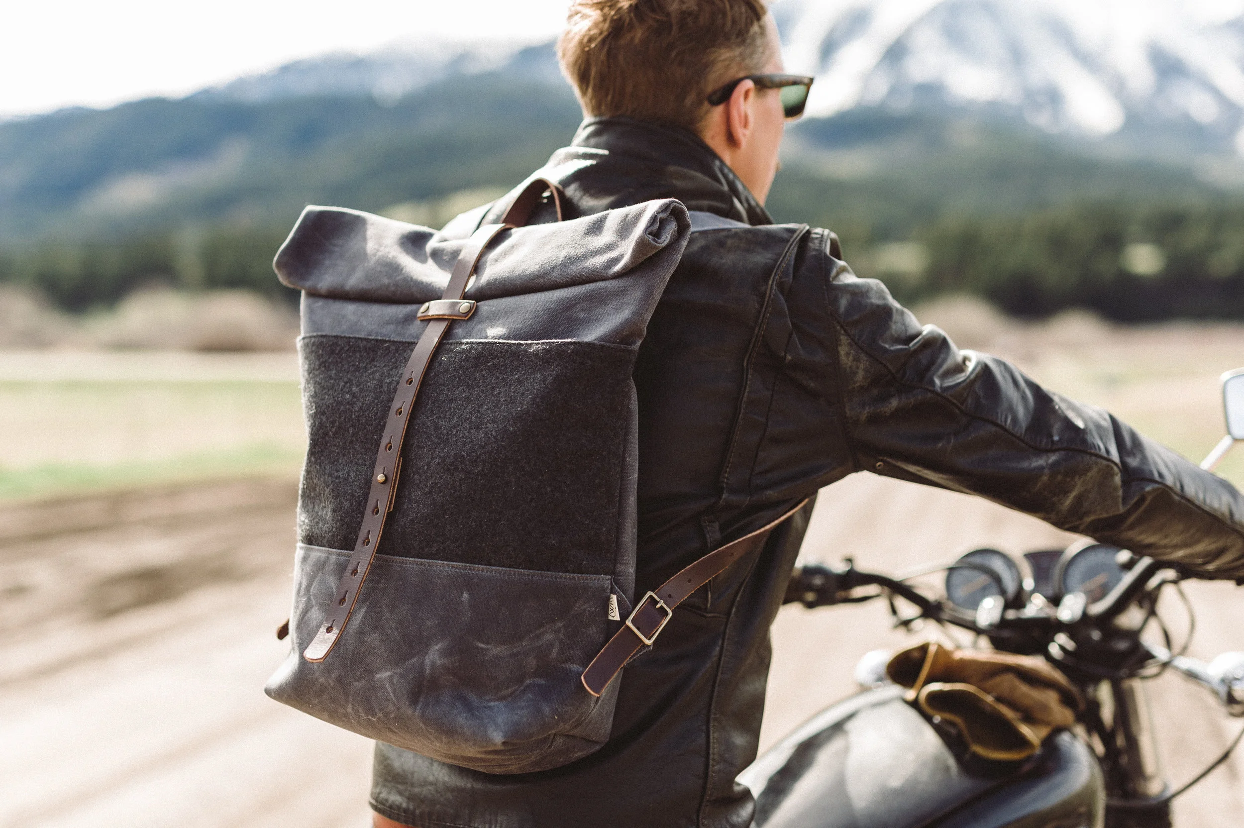 Western Bound Goods Waxed Canvas Backpack