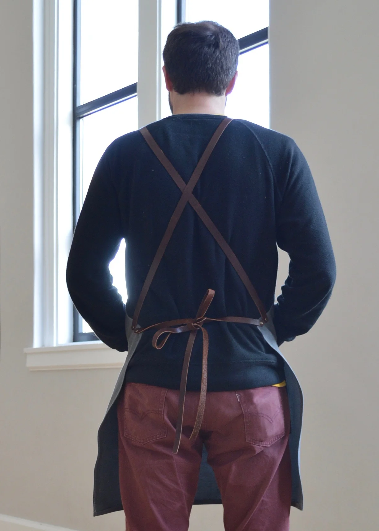 Western Bound Goods Waxed Canvas Pendleton Apron