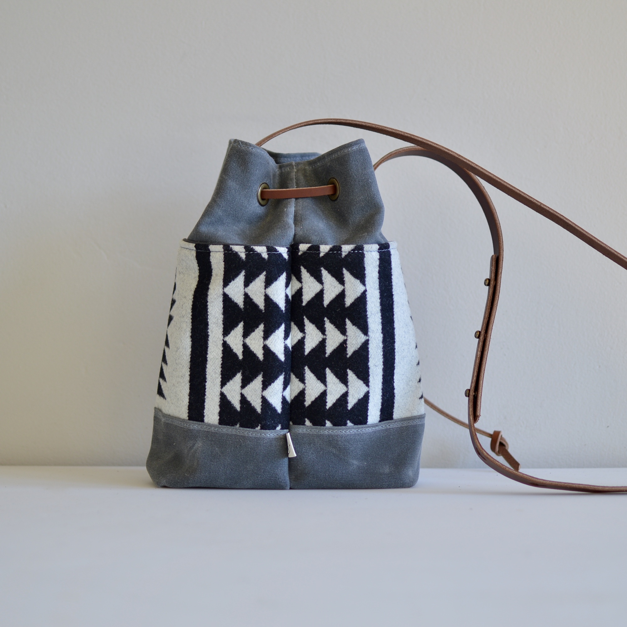 Western Bound Goods Pendleton Bucket Bag
