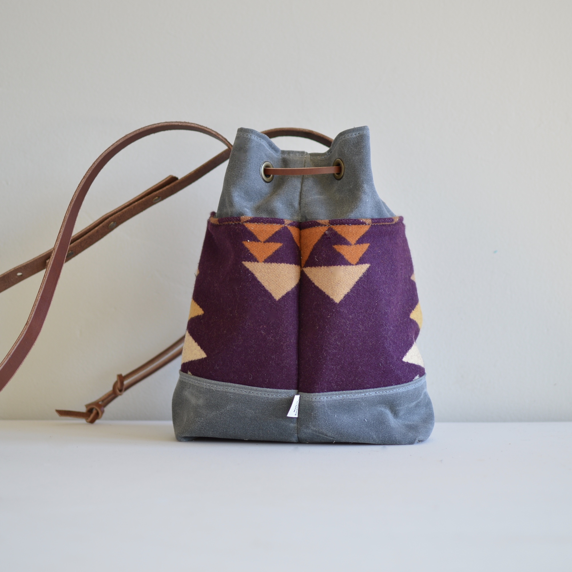 Western Bound Goods Pendleton Bucket Bag