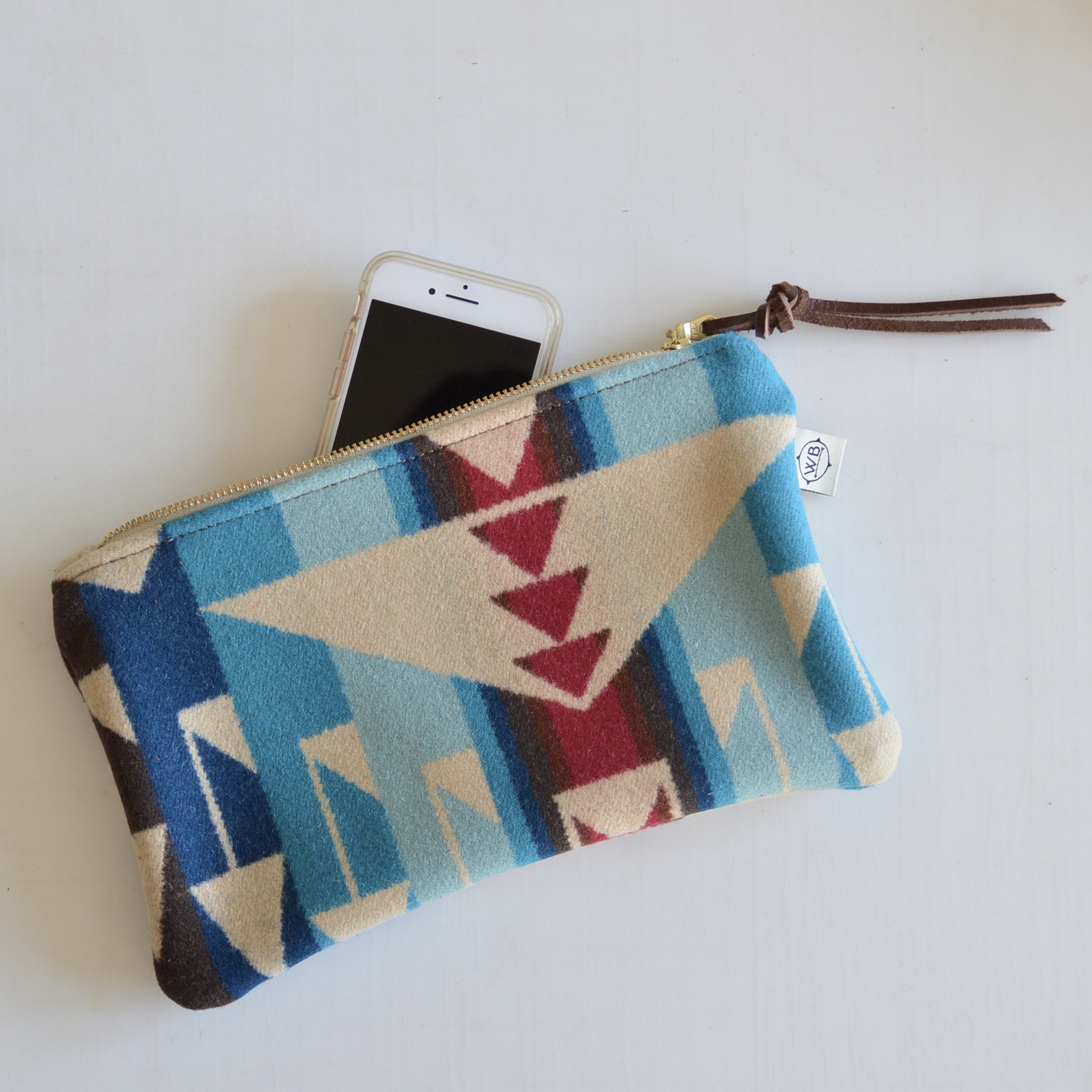 Western Bound Goods Pendleton Clutch