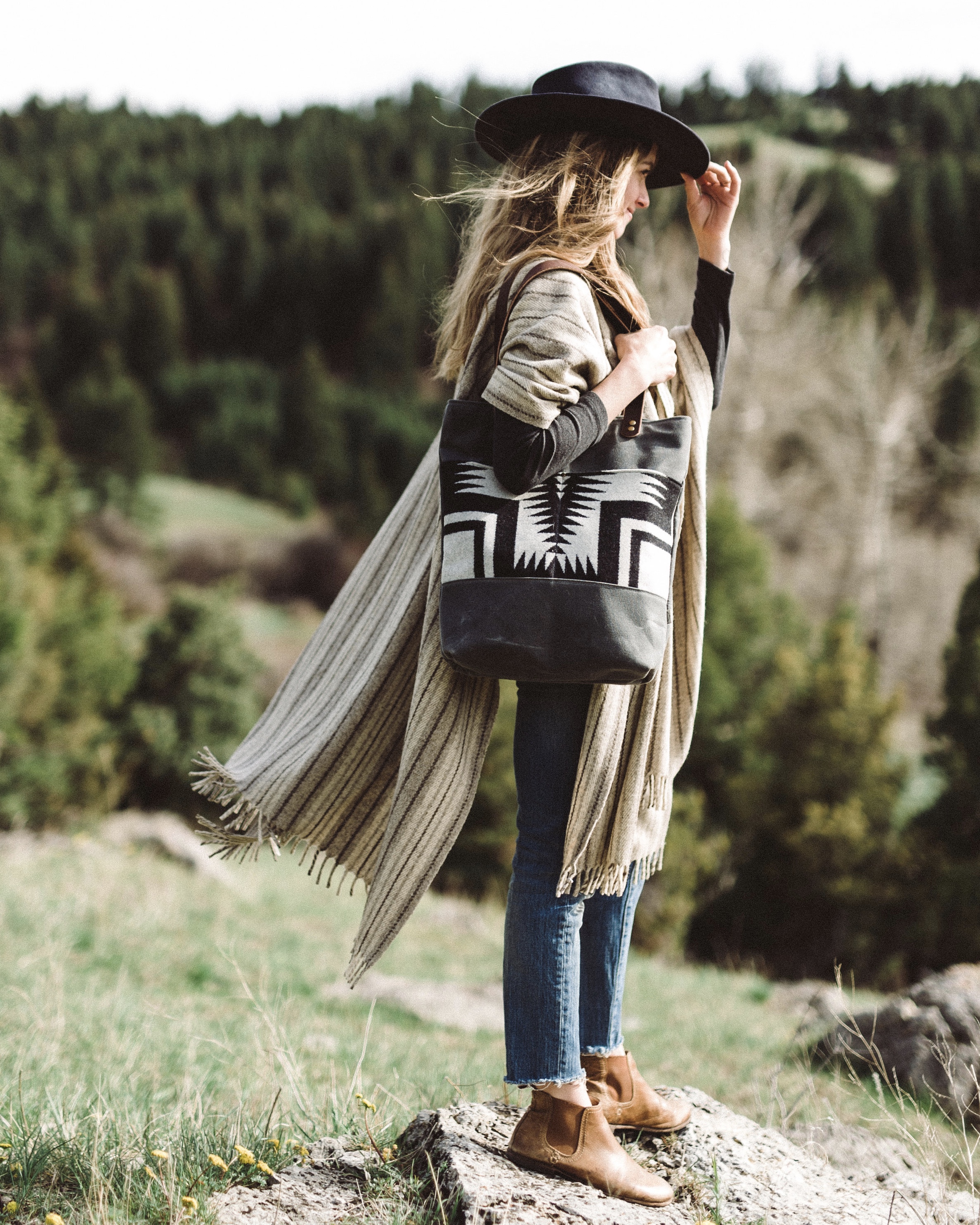 Western Bound Goods Tote Bag