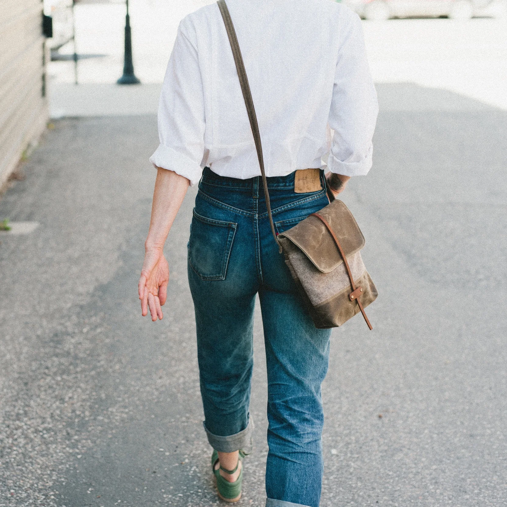 Western Bound Goods Waxed Canvas Purse