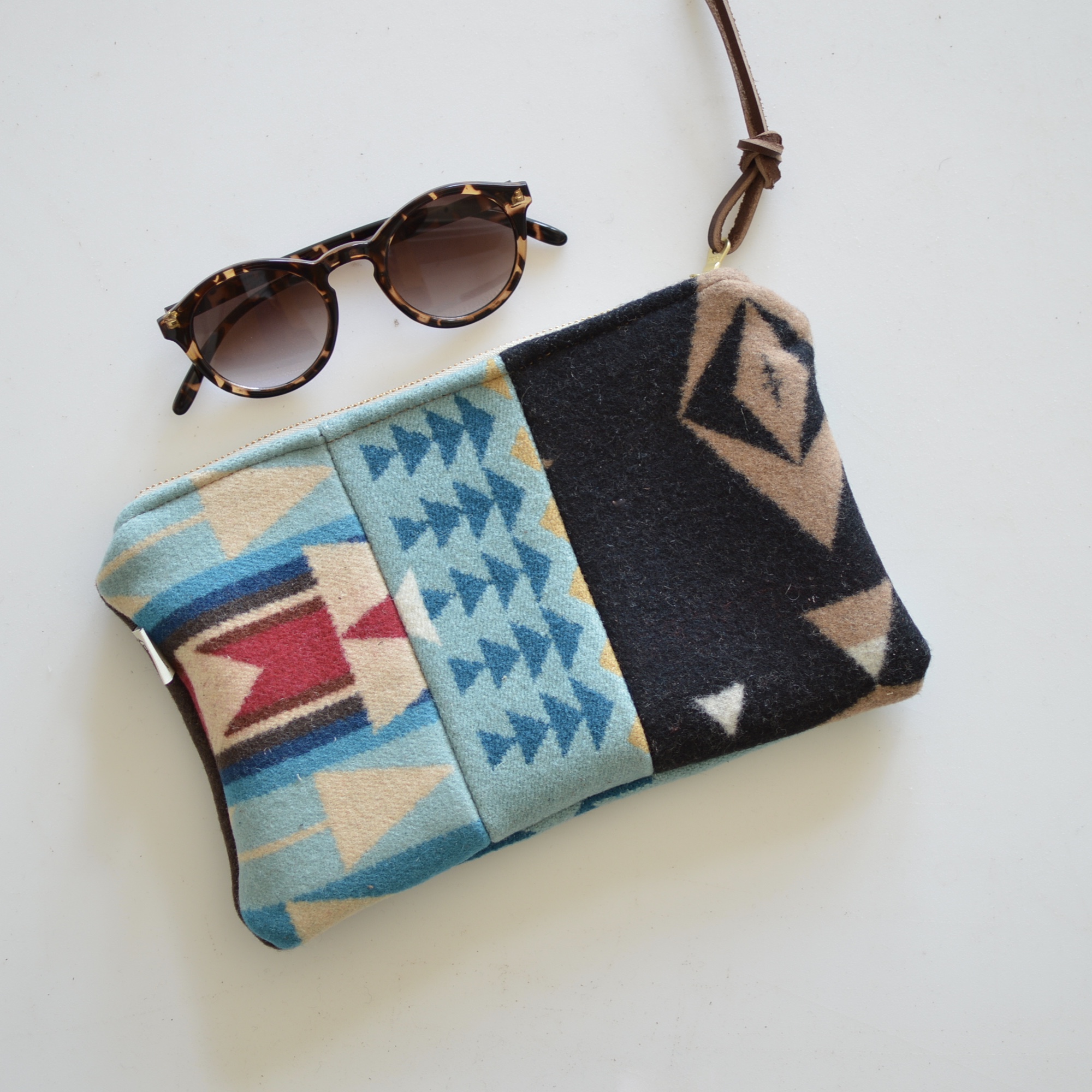 Western Bound Goods Pendleton Clutch