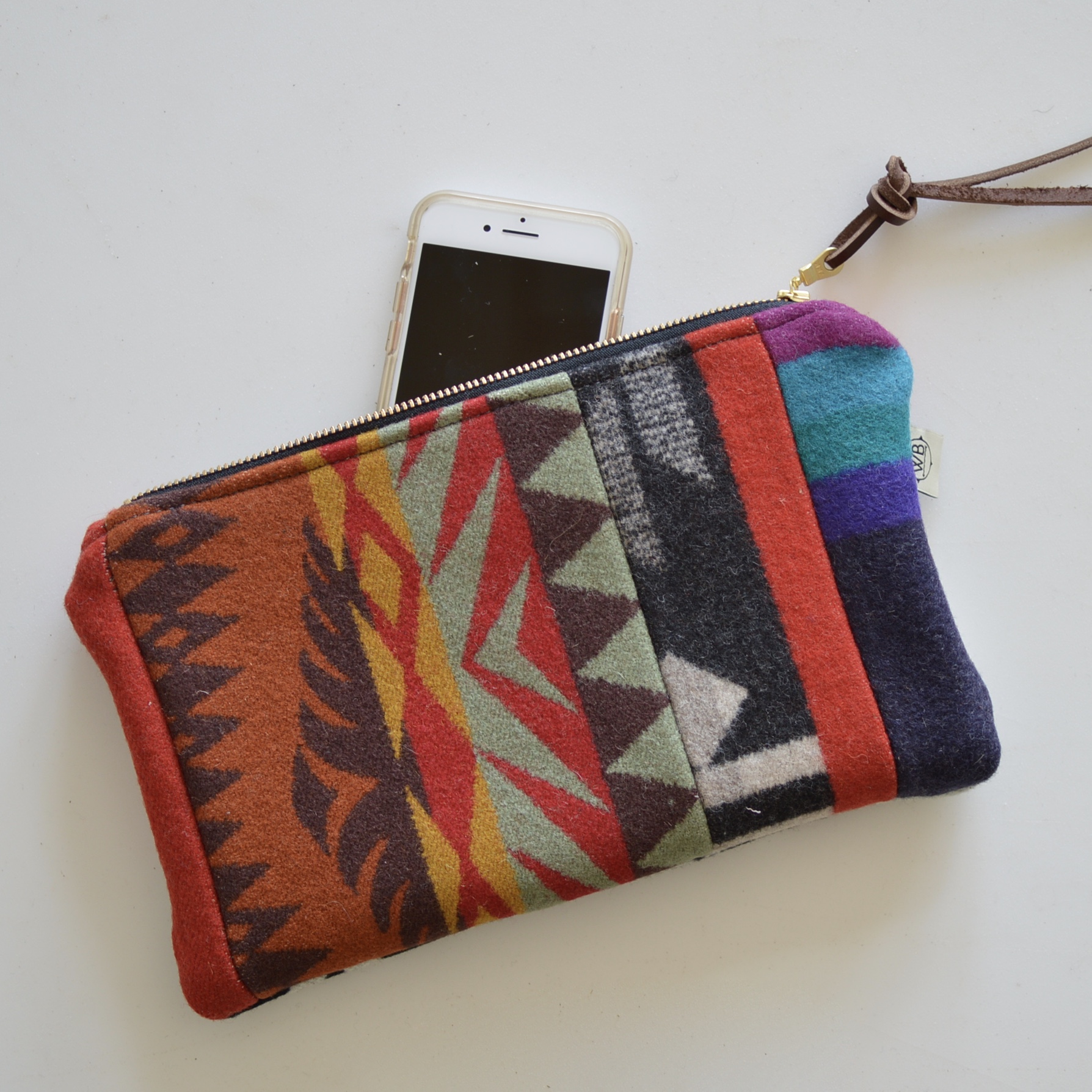 Western Bound Goods Pendleton Clutch