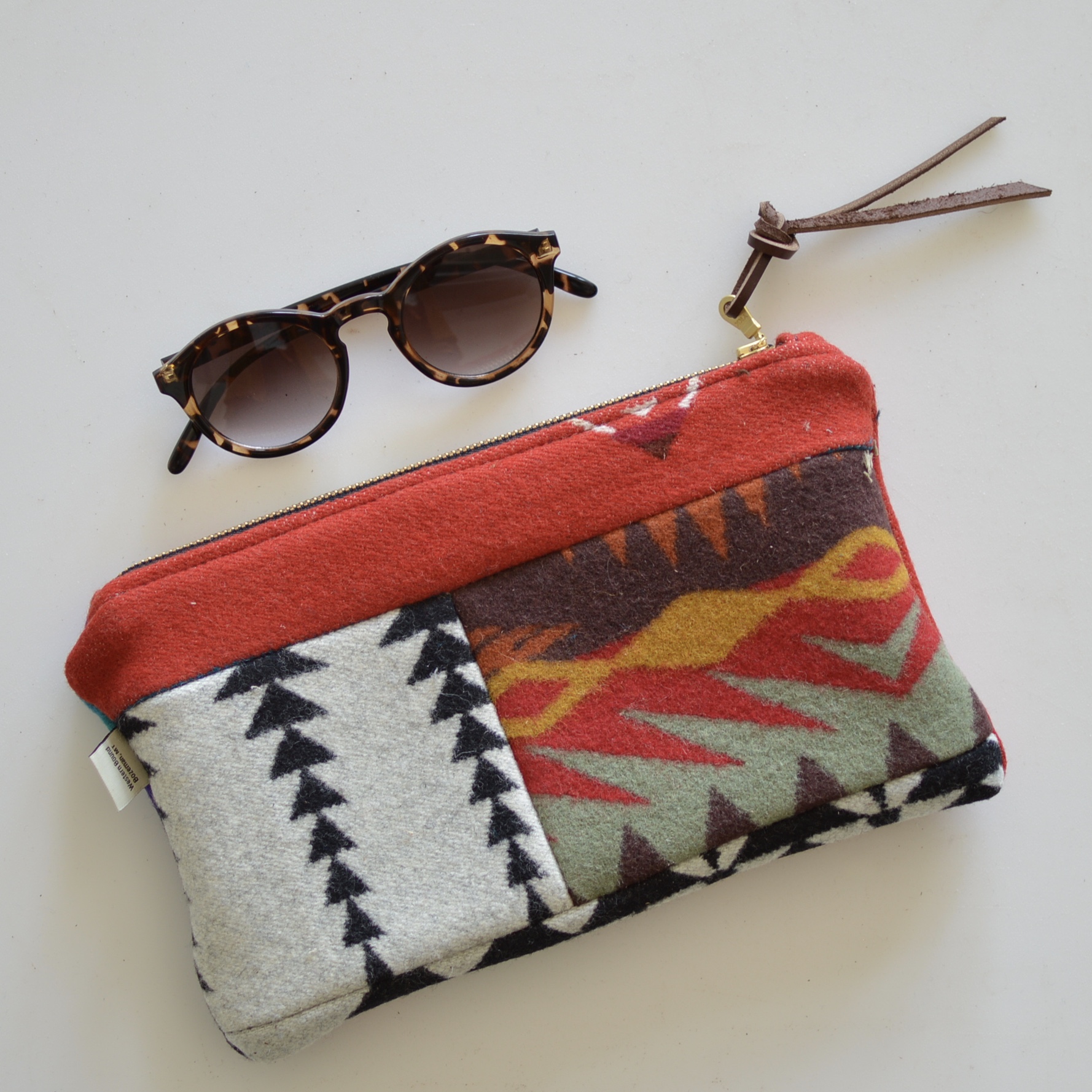 Western Bound Goods Pendleton Clutch