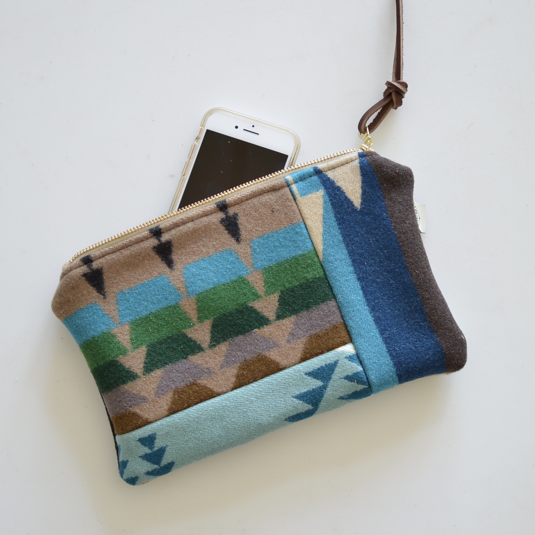 Western Bound Goods Pendleton Clutch