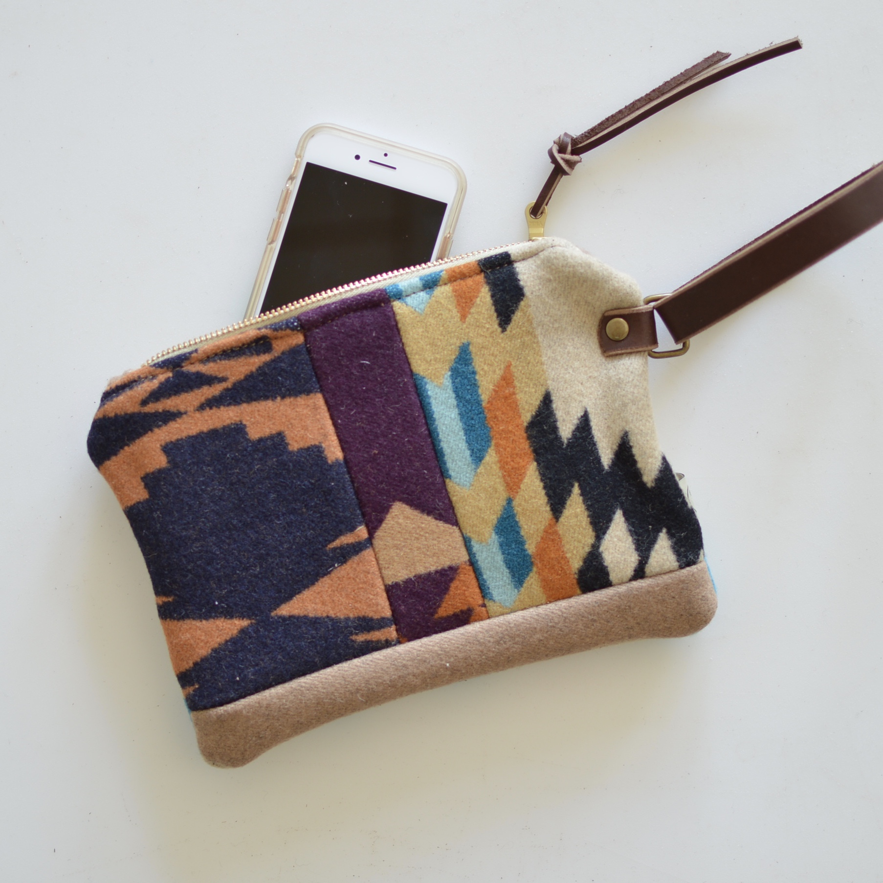Western Bound Goods Pendleton Wristlet