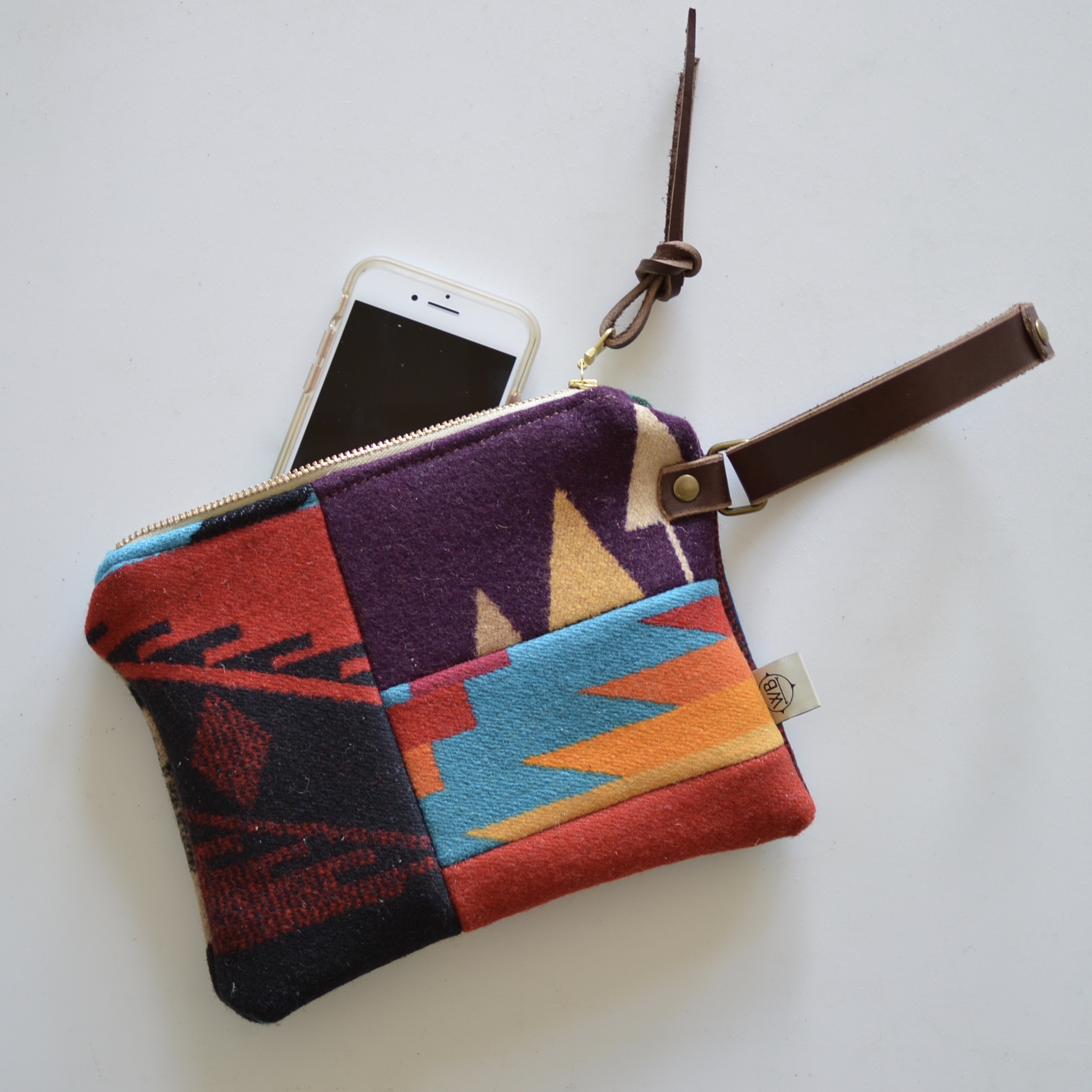 Western Bound Goods Pendleton Wristlet