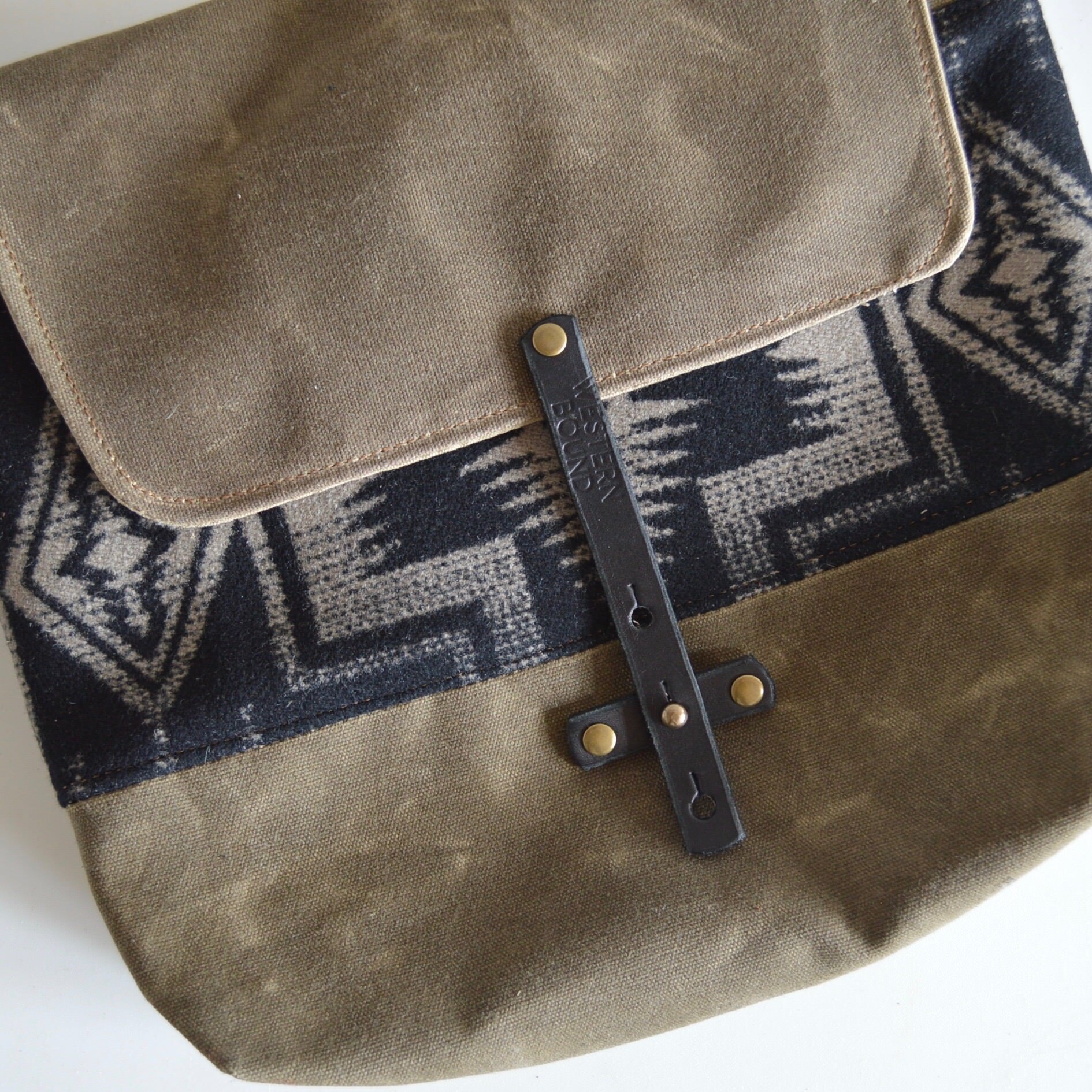 Western Bound Goods Pendleton Satchel
