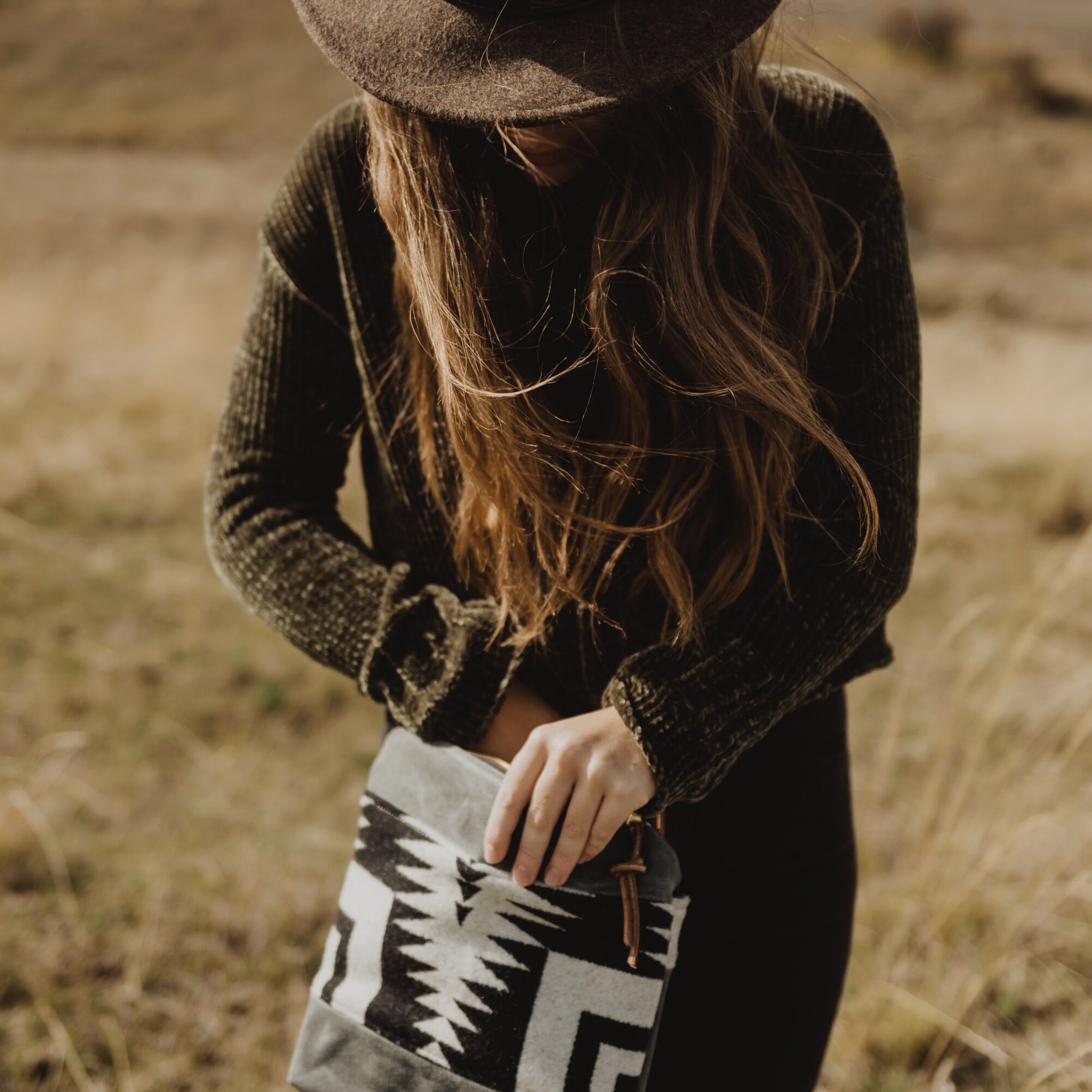 Western Bound Goods Mini Zipper Purse