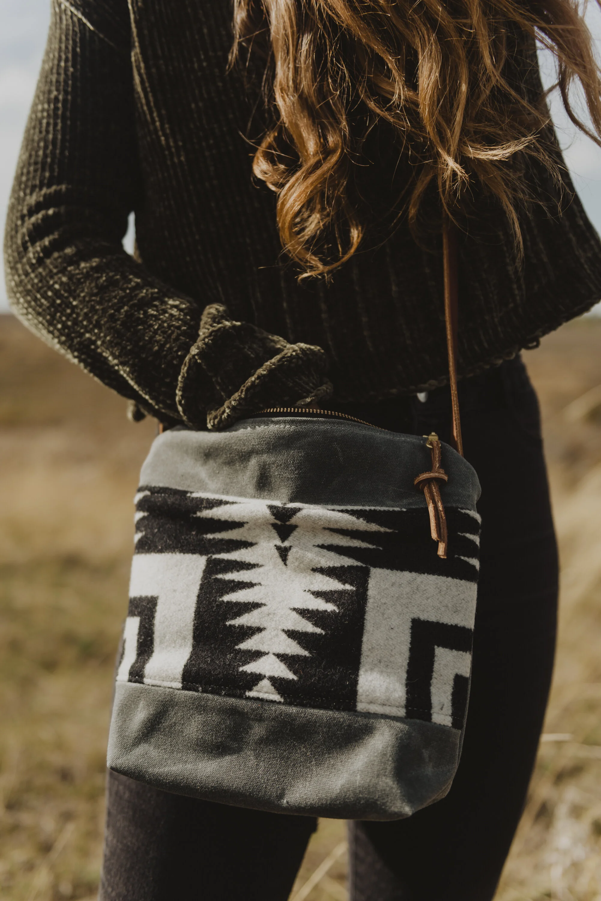 Western Bound Goods Mini Zipper Purse