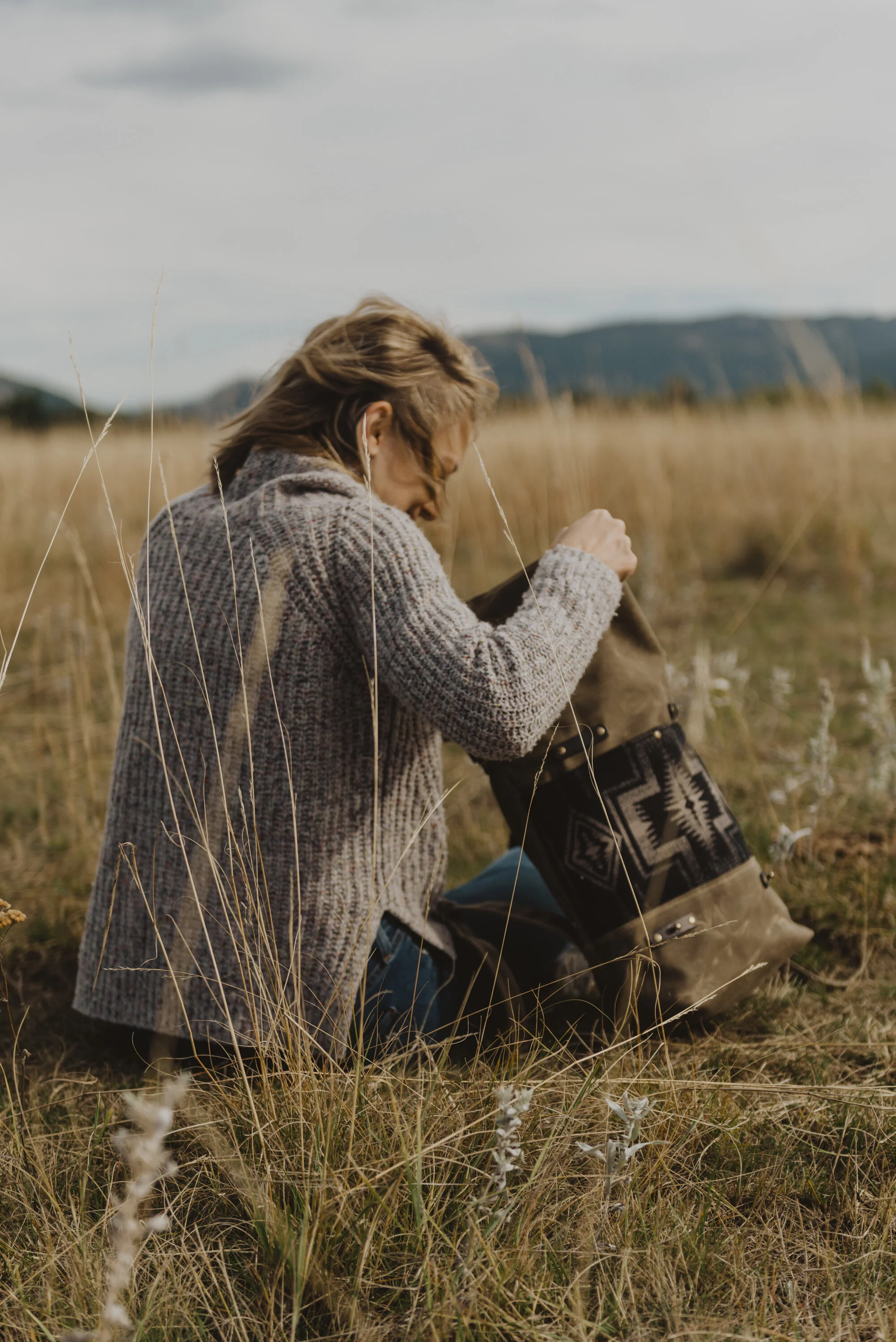 Western Bound Goods Waxed Canvas Backpack