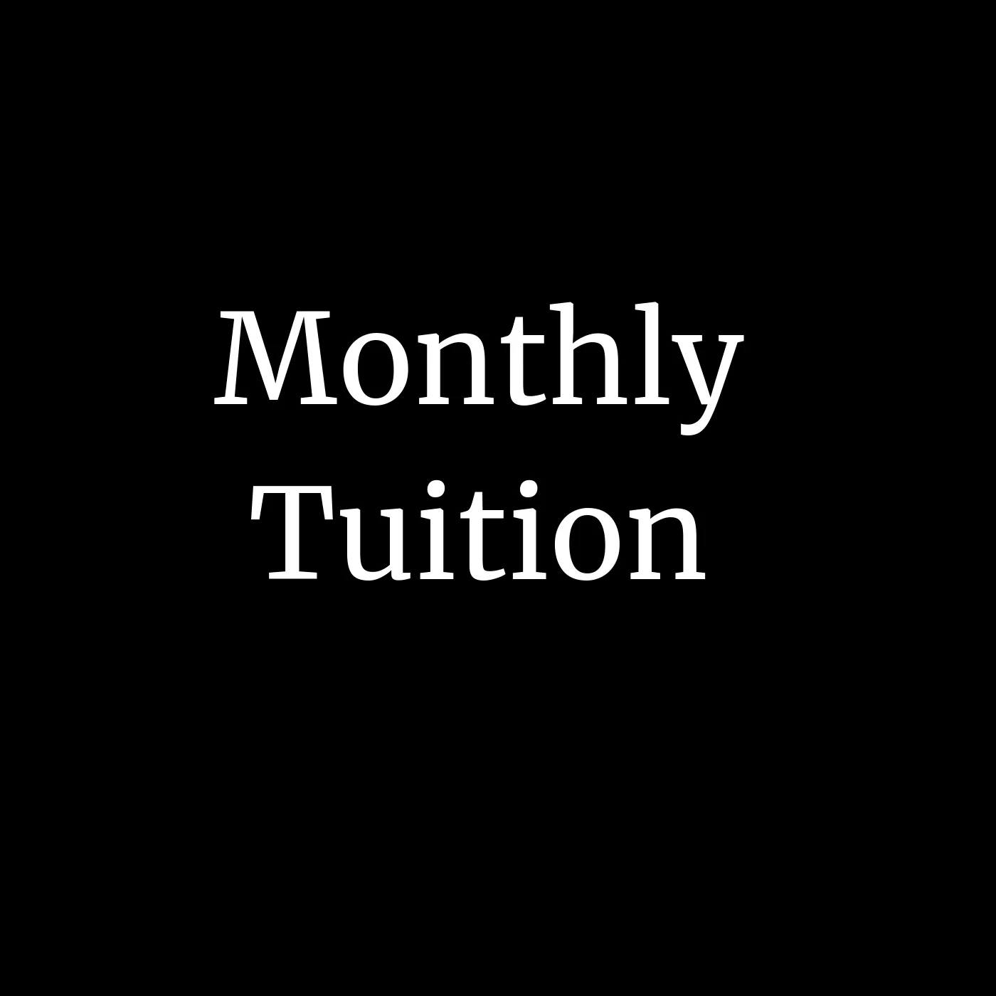 TUITION & FEES — MMTS