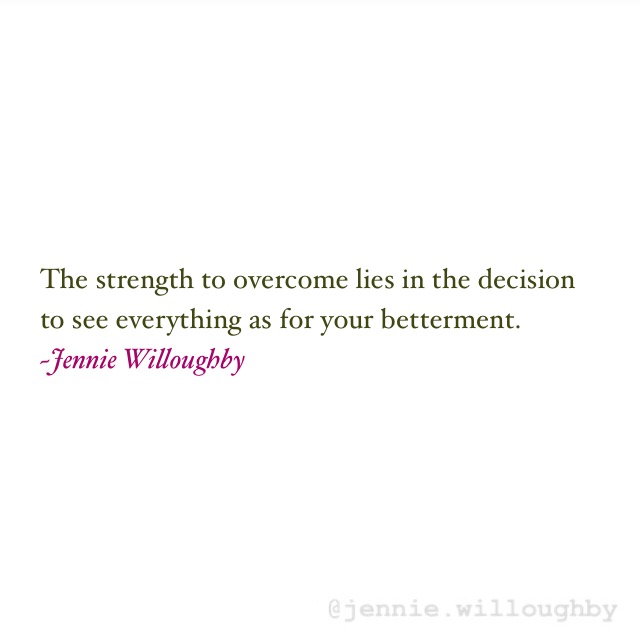 Never miss the lesson.