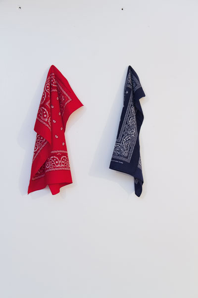 Installation view. Ready mades as gift from a son of a dock worker at Red Hook dock. Photo: Hulda Rós Guðnadóttir.