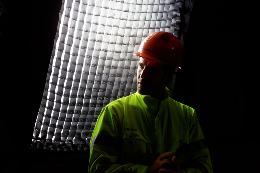 Filming during 48-hour performance. Photo: dotgain.