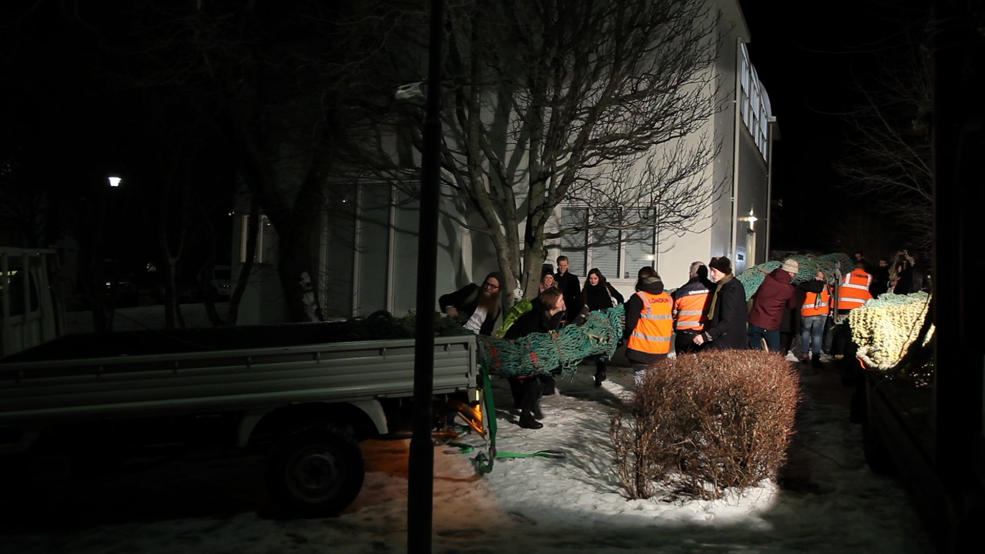 Video still. Workers performance: Photo: Carolina Salas